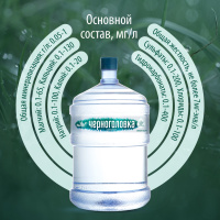 Черноголовка вода 19 литров